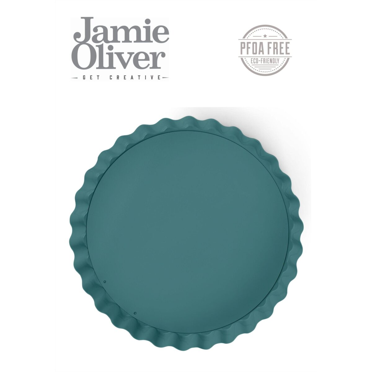 Вълнообразна форма с падащо дъно JAMIE OLIVER - Ø 25 см, цвят атлантическо зелено