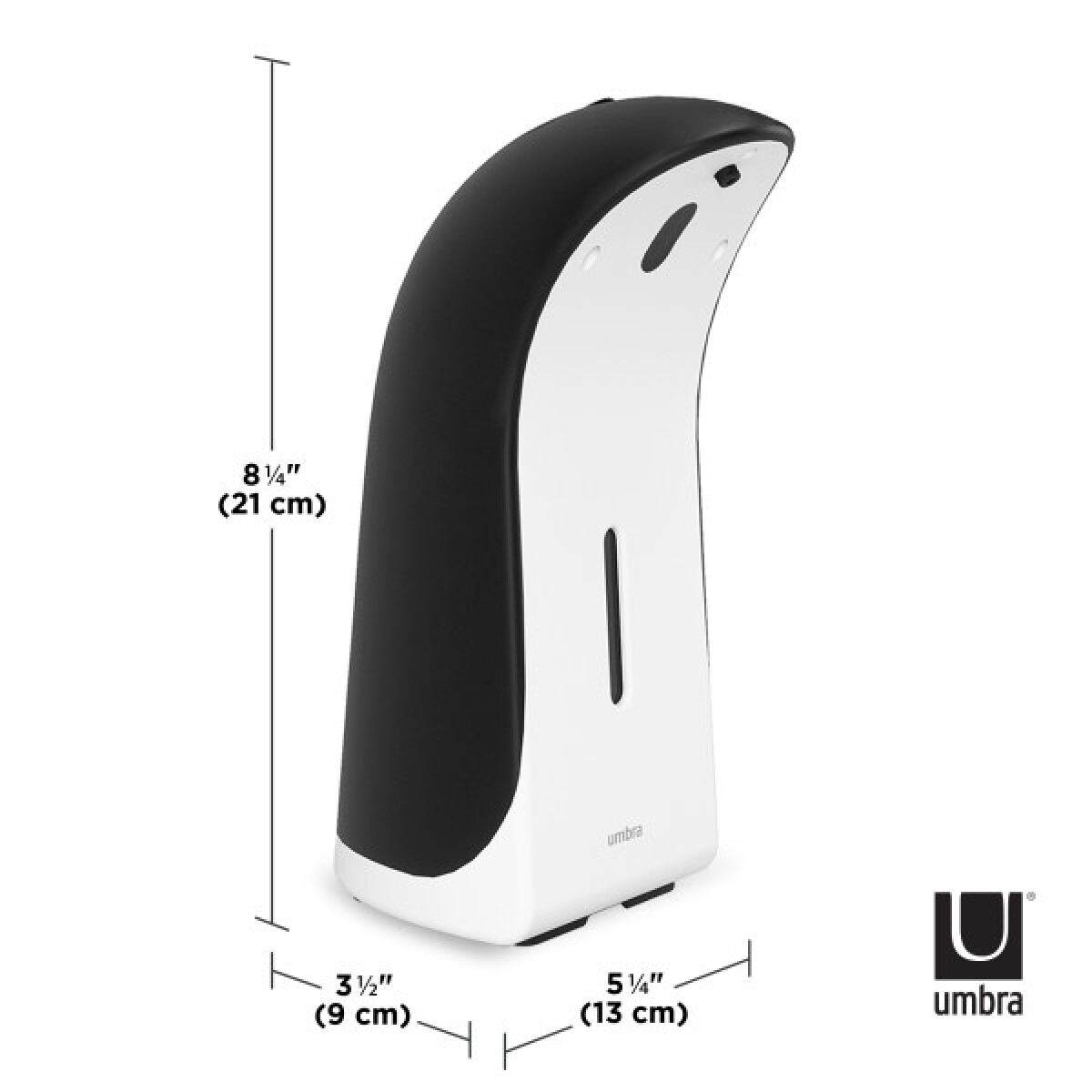 Сензорен диспенсър за сапун UMBRA EMPEROR - цвят черен/бял