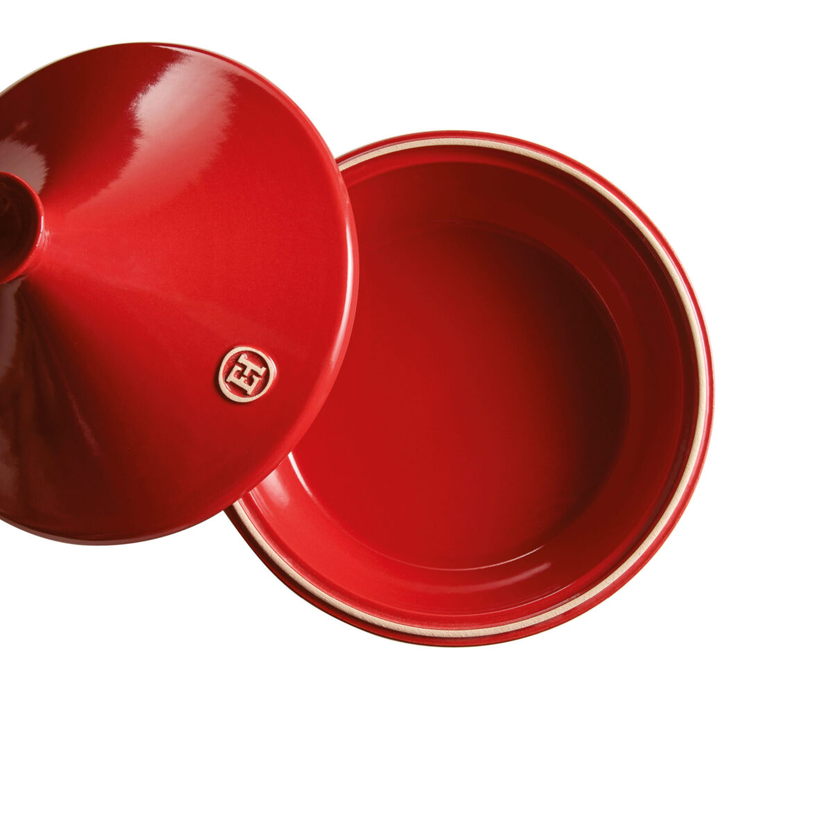Керамичен тажин EMILE HENRY TAGINE, малък - Ø 27 см, цвят червен