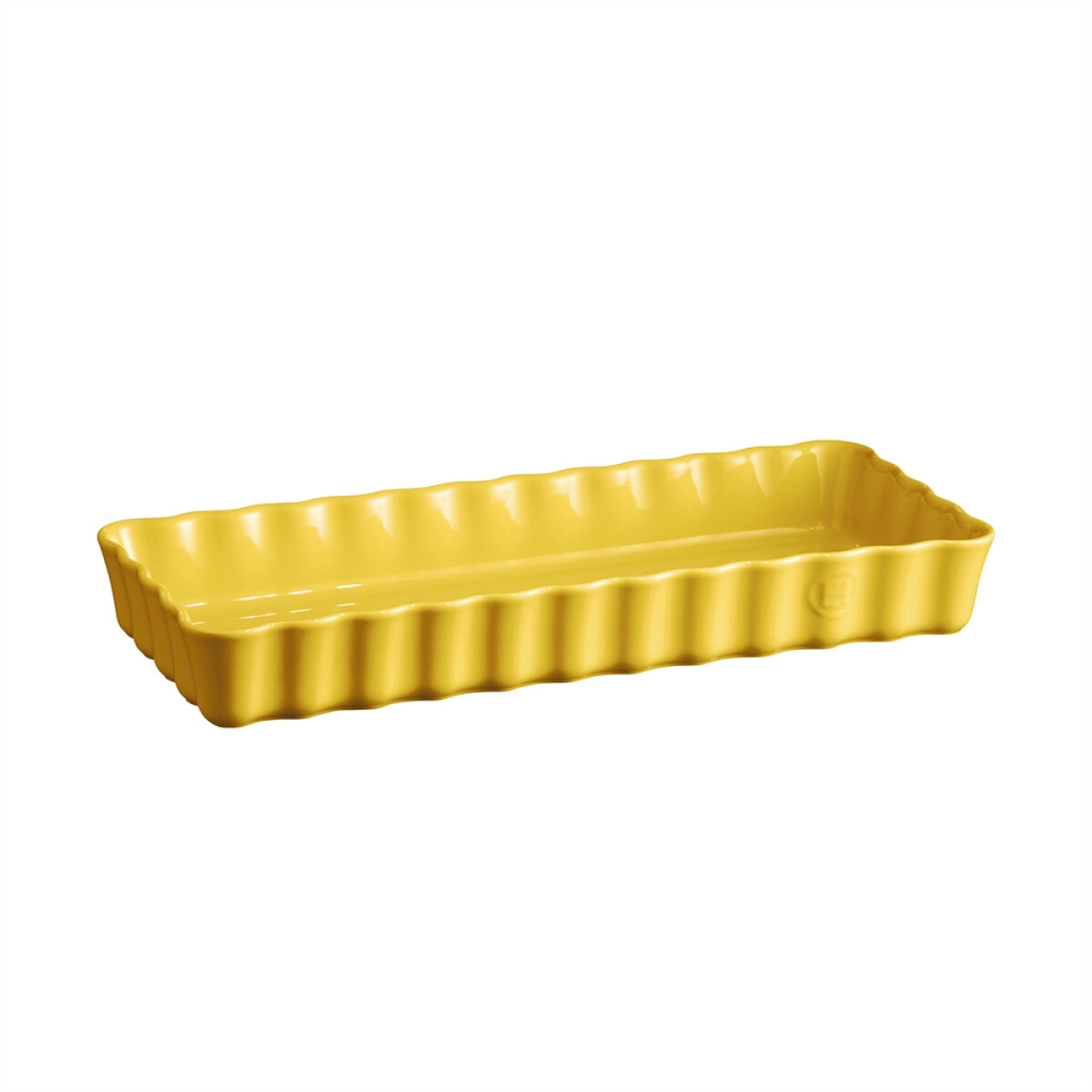 Керамична форма за тарт EMILE HENRY SLIM RECTANGULAR TART DISH - цвят жълт