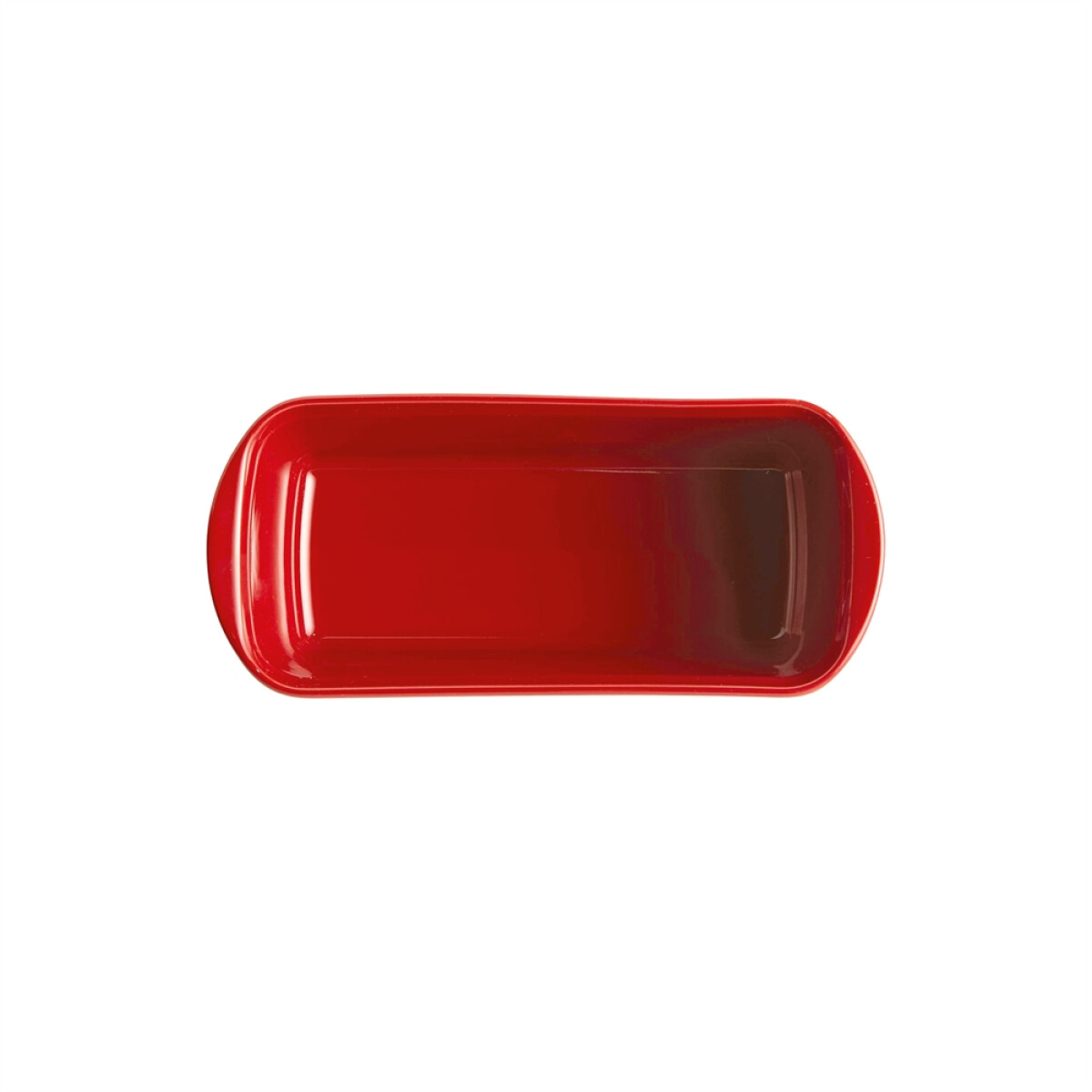 Керамична правоъгълна форма за печене EMILE HENRY SMALL LOAF DISH - 24 х 11 см, цвят червен