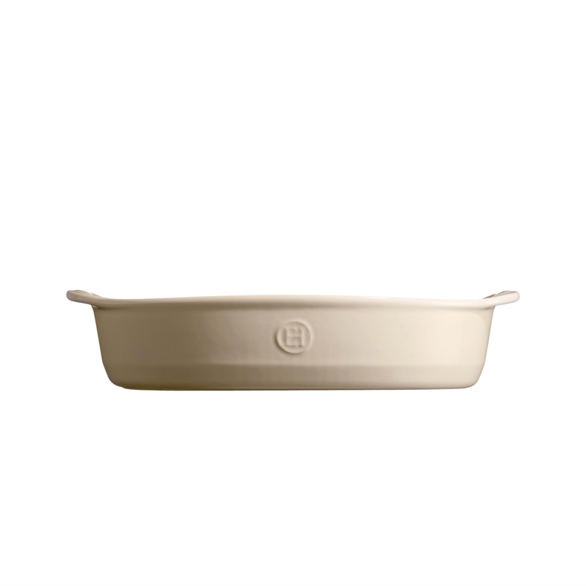 Керамична тава EMILE HENRY OVAL OVEN DISH - 35х22,5 см, цвят екрю