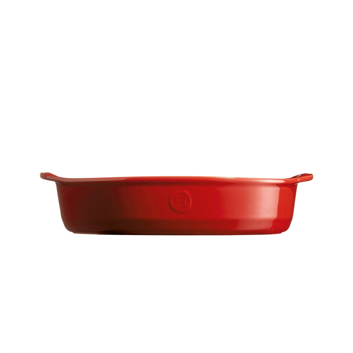 Керамична тава EMILE HENRY OVAL OVEN DISH - 35х22,5 см, цвят червен