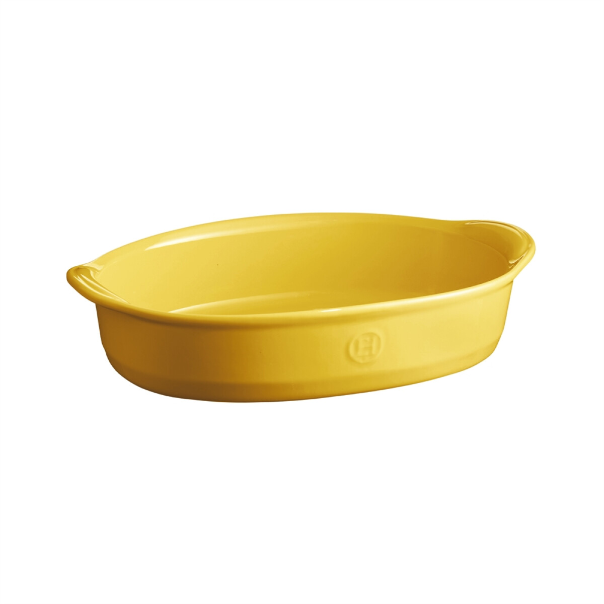 Керамична тава EMILE HENRY OVAL OVEN DISH - 35х22,5 см, цвят жълт