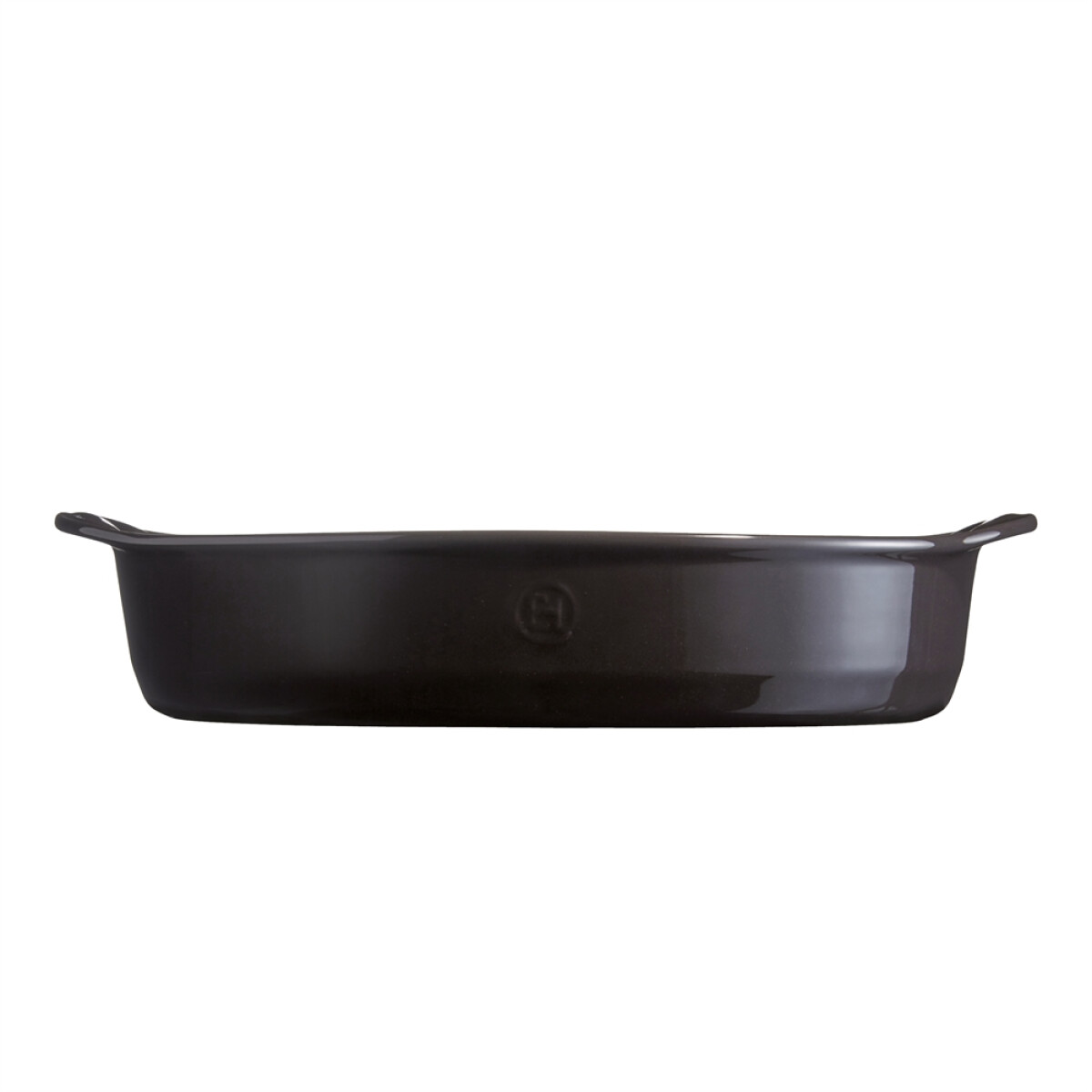 Керамична овална форма за печене EMILE HENRY LARGE OVAL OVEN DISH - 41,5 х 26,5 см, цвят черен