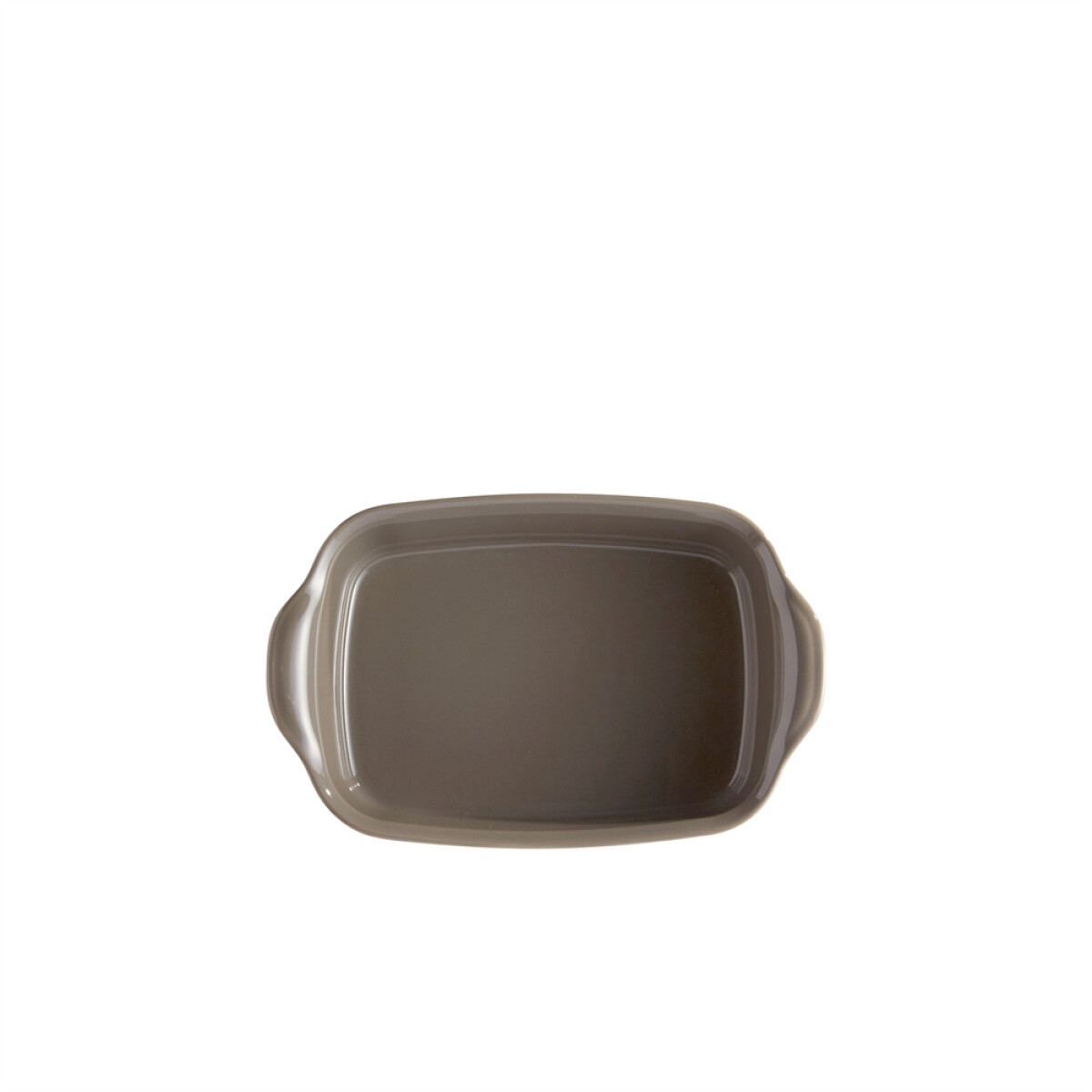 Керамична тава EMILE HENRY INDIVIDUAL OVEN DISH - 22х15 см, цвят сиво-бежов