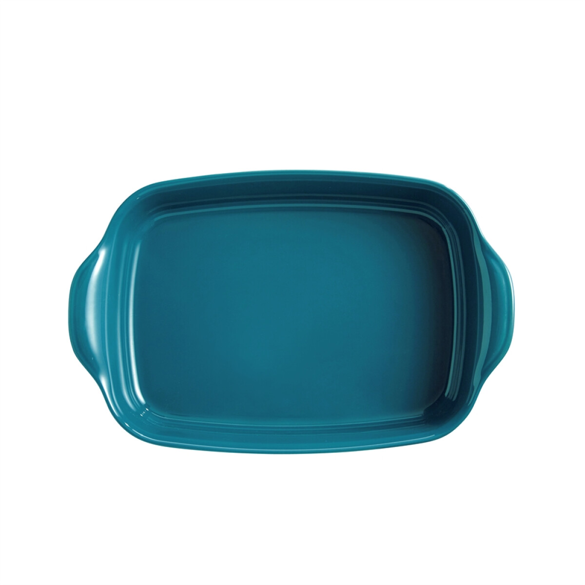 Керамична тава EMILE HENRY RECTANGULAR OVEN DISH - 36,5 х 23,5 см, цвят син
