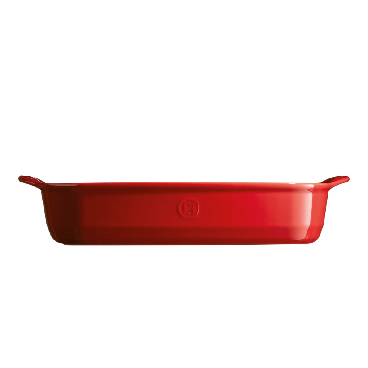 Керамична тава EMILE HENRY LARGE RECTANGULAR OVEN DISH - 42х28 см, цвят червен