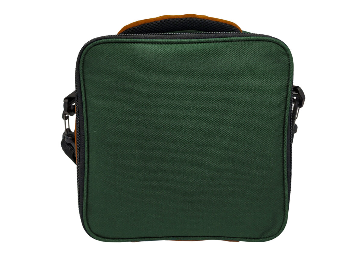 Nerthus Термоизолираща чанта за храна с 2 джоба - зелен цвят