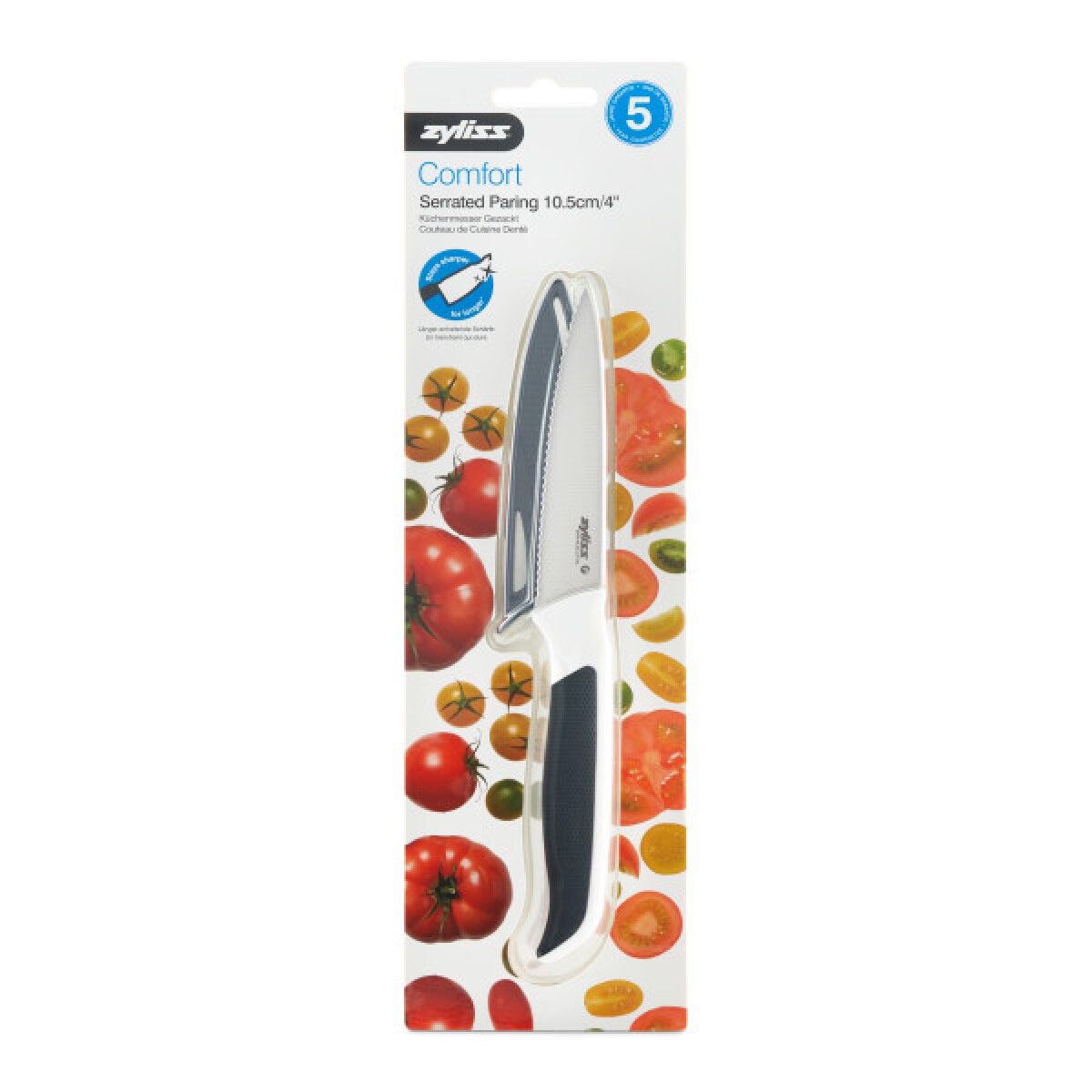 ZYLISS Нож за домати с предпазител “COMFORT“ - 10,5 см.