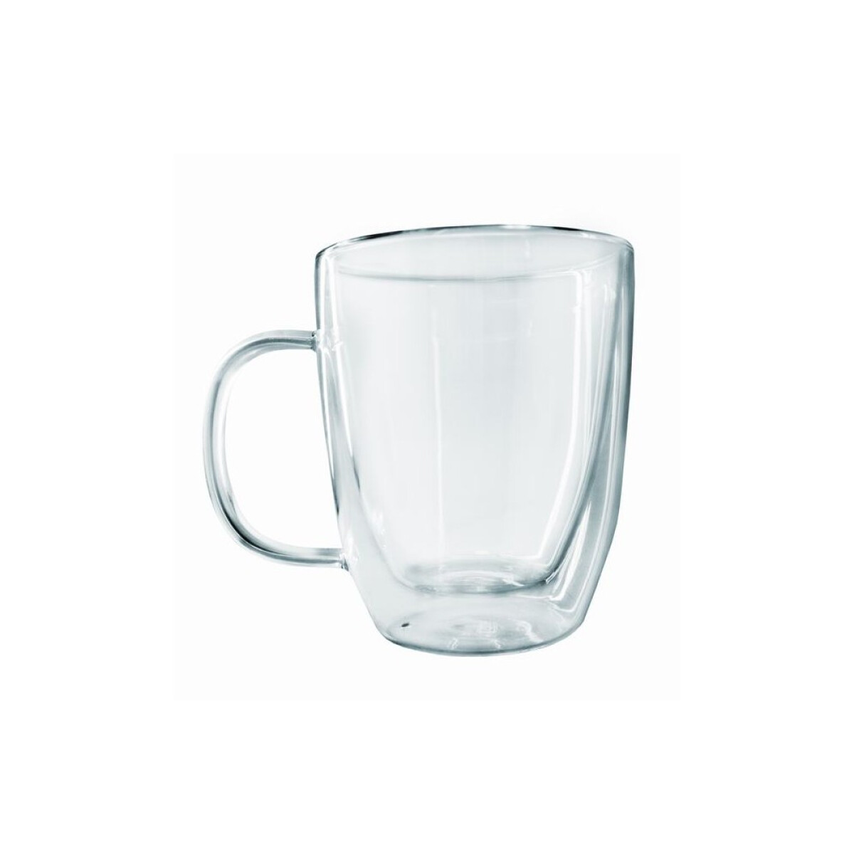 Nerthus Двустенна стъклена чаша с дръжка - 350 мл.