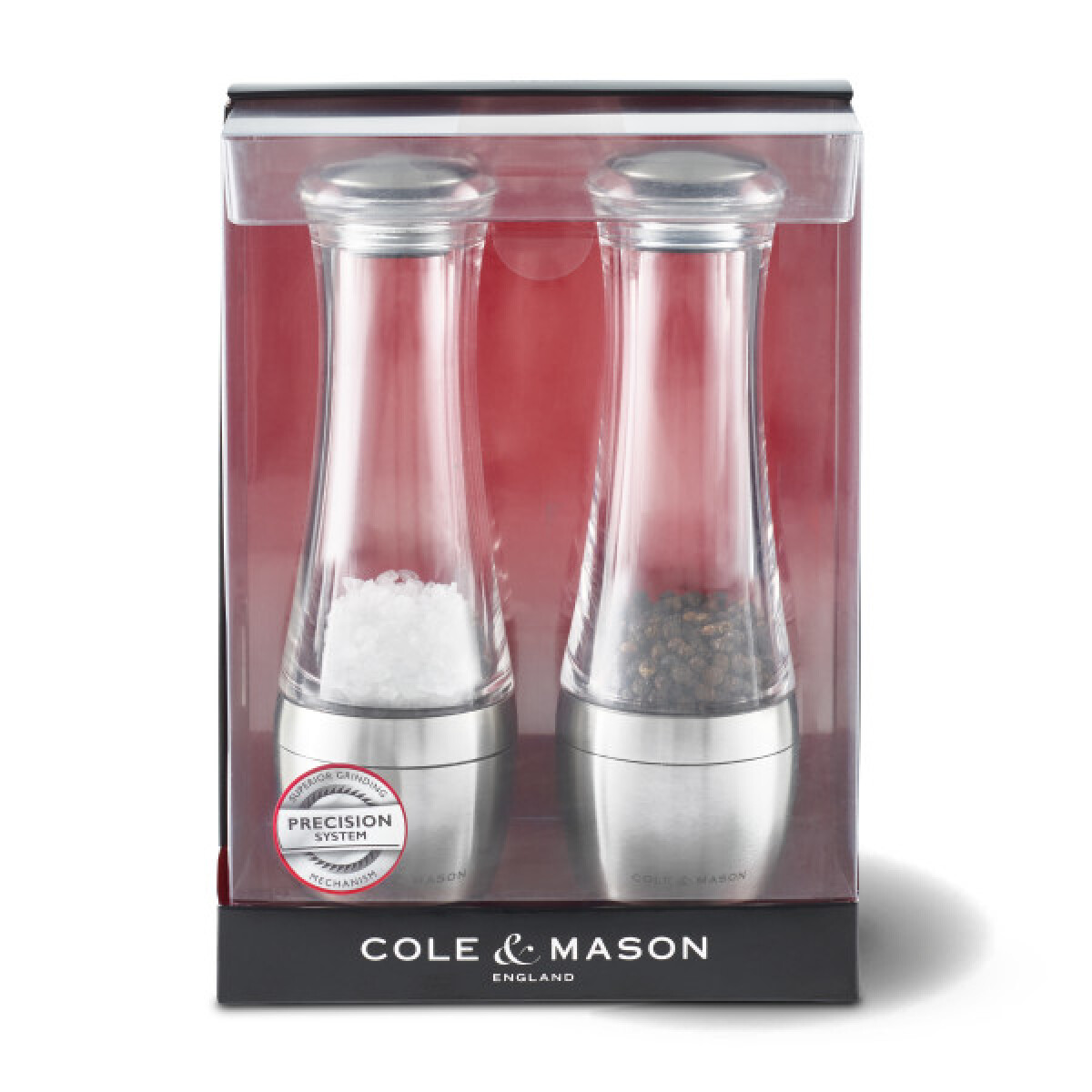 Комплект мелнички за сол и пипер COLE&MASON AMESBURY - 19 см
