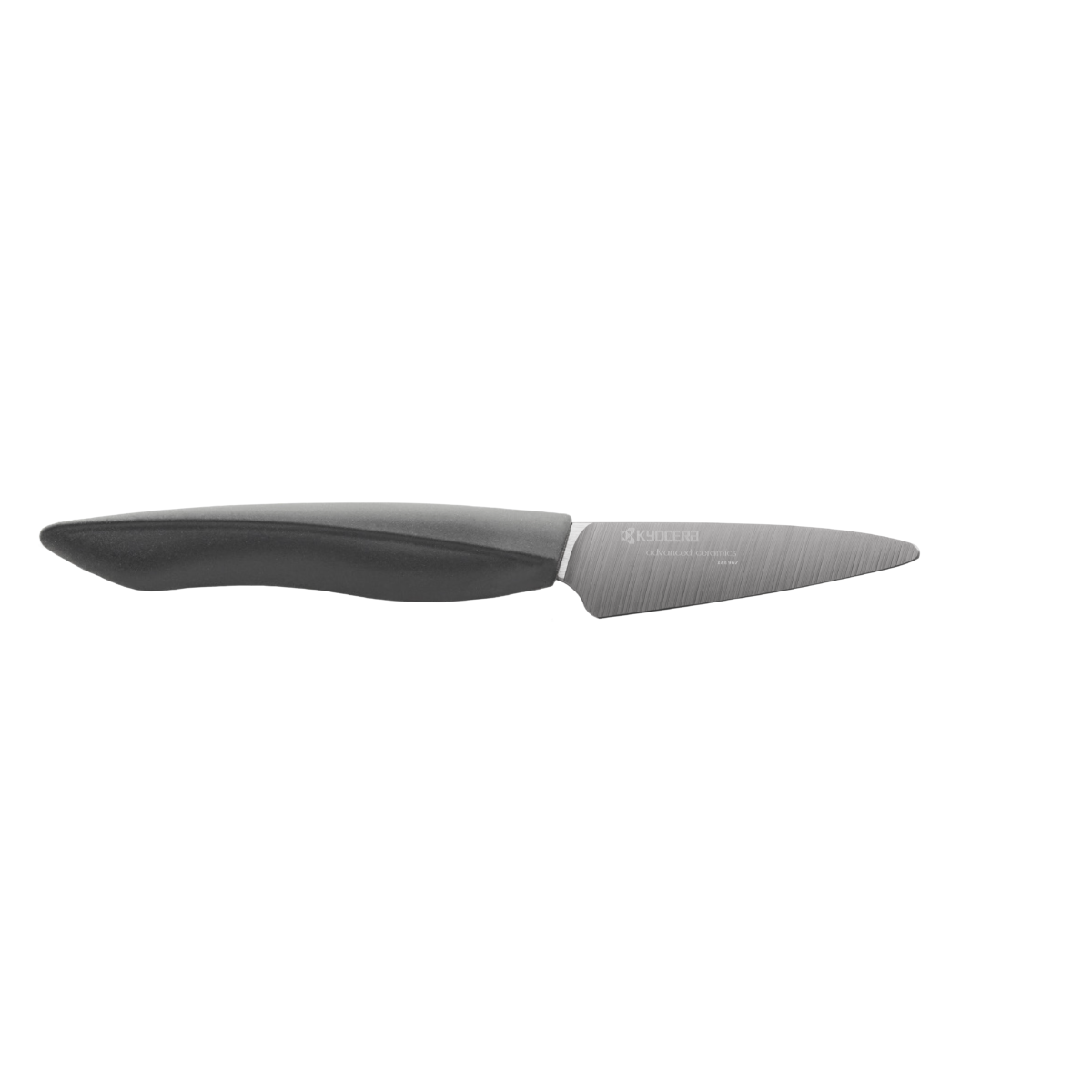 Керамичен нож за белене KYOCERA серия SHIN - черно острие/черна дръжка