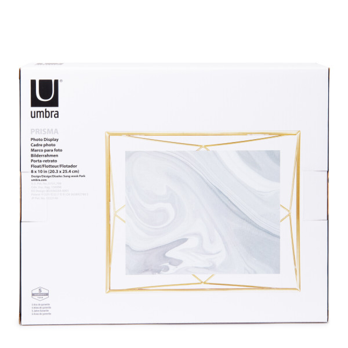 Рамка за снимки UMBRA PRISMA - цвят месинг, 20 х 25 см