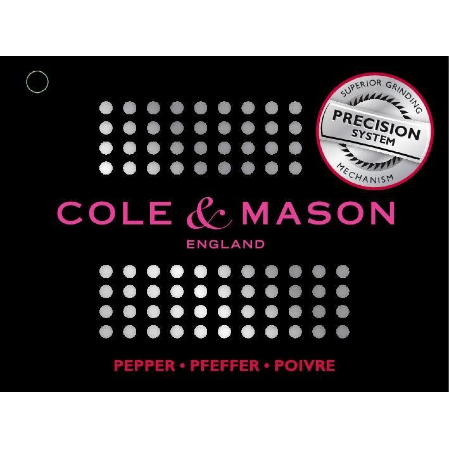 Мелничкa за черен пипер + солница COLE & MASON CUBE – 14,5 см