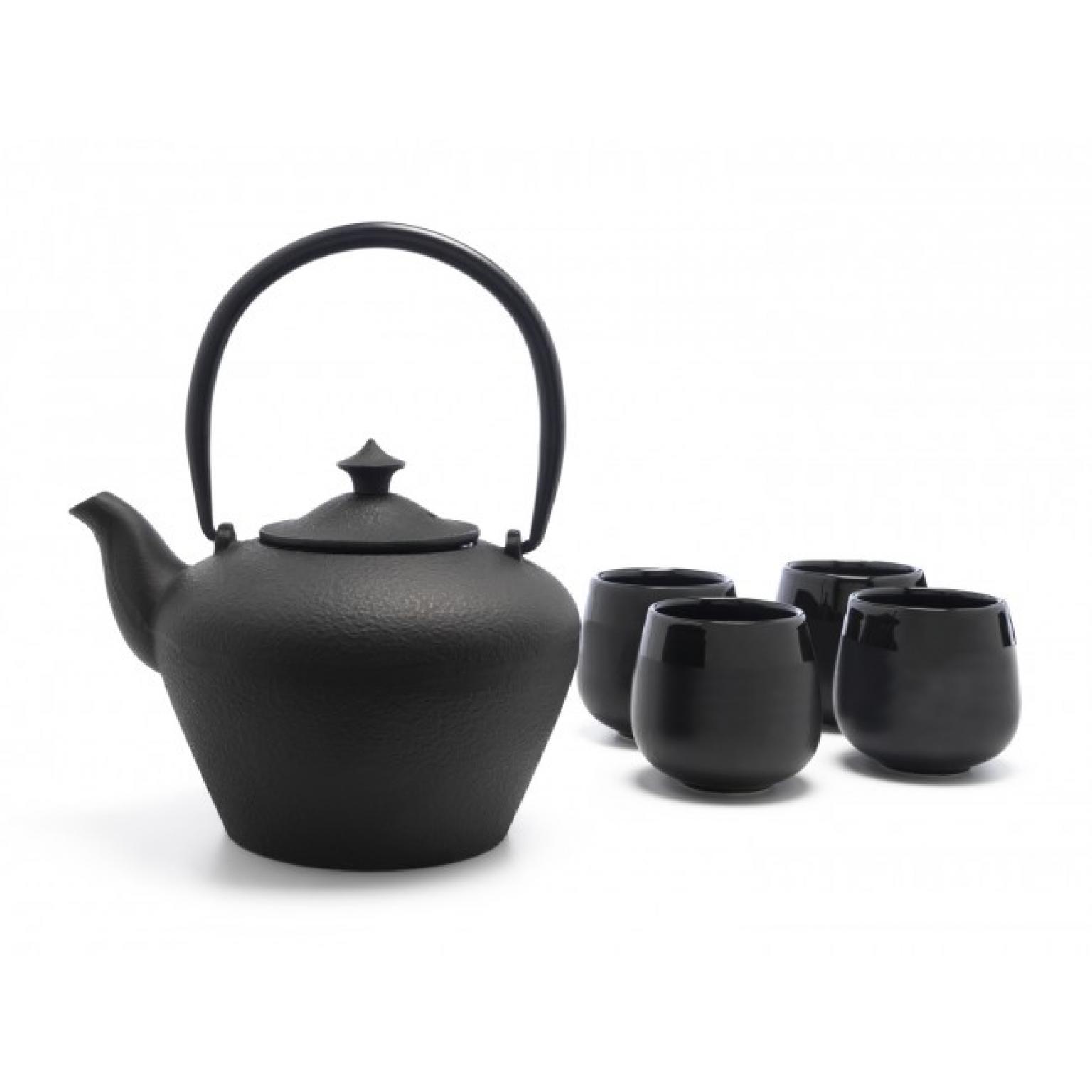 Подаръчен сет за чай BREDEMEIJER Chengdu - 5 части, черен