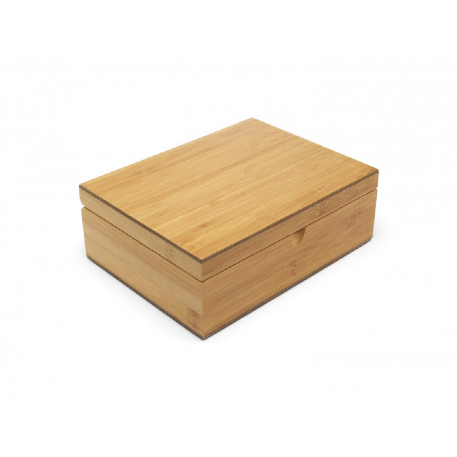 Бамбукова кутия за чай с 4 канистъра и дозаторна лъжица BREDEMEIJER