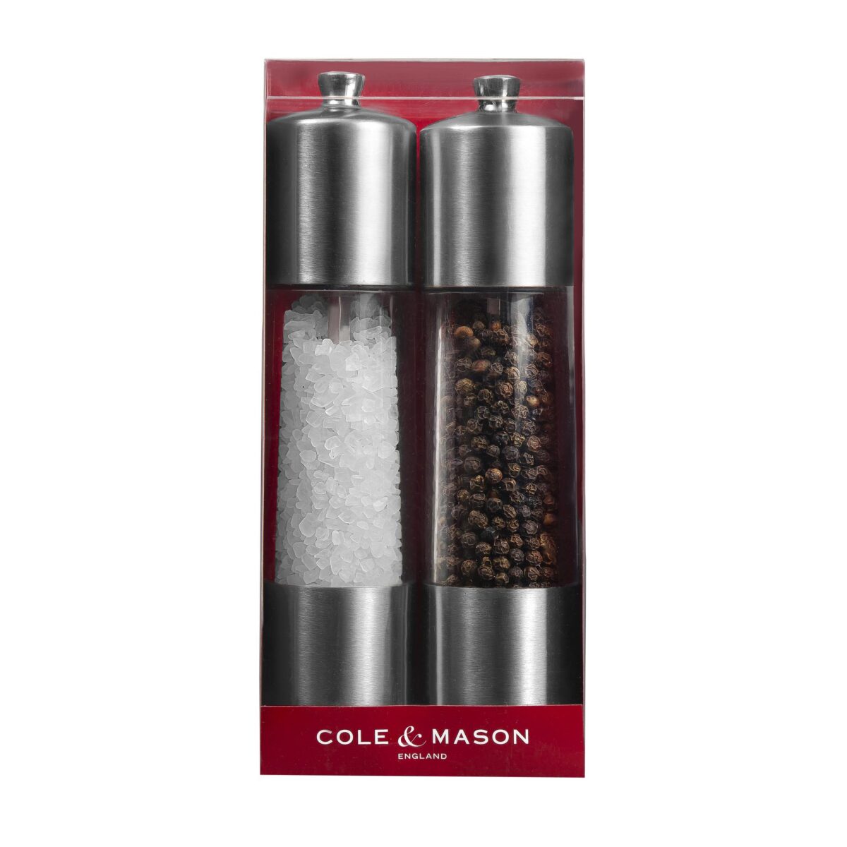 Комплект мелнички за сол и пипер COLE&MASON EVERYDAY - 20 см