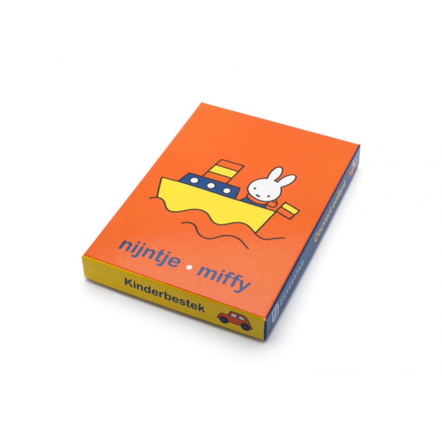 Комплект стоманени детски прибори за хранене ZILVERSTAD Miffy - 4 части