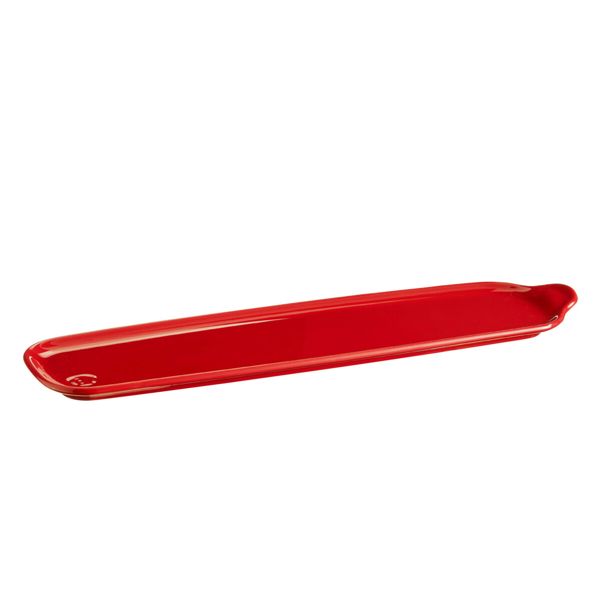 Плоча EMILE HENRY APPETIZER PLATTER - дълга, цвят червен