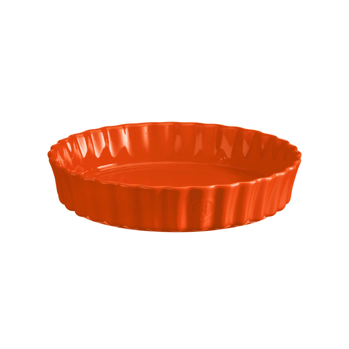 Керамична форма за тарт EMILE HENRY DEEP FLAN DISH - Ø 28 см, цвят оранжев