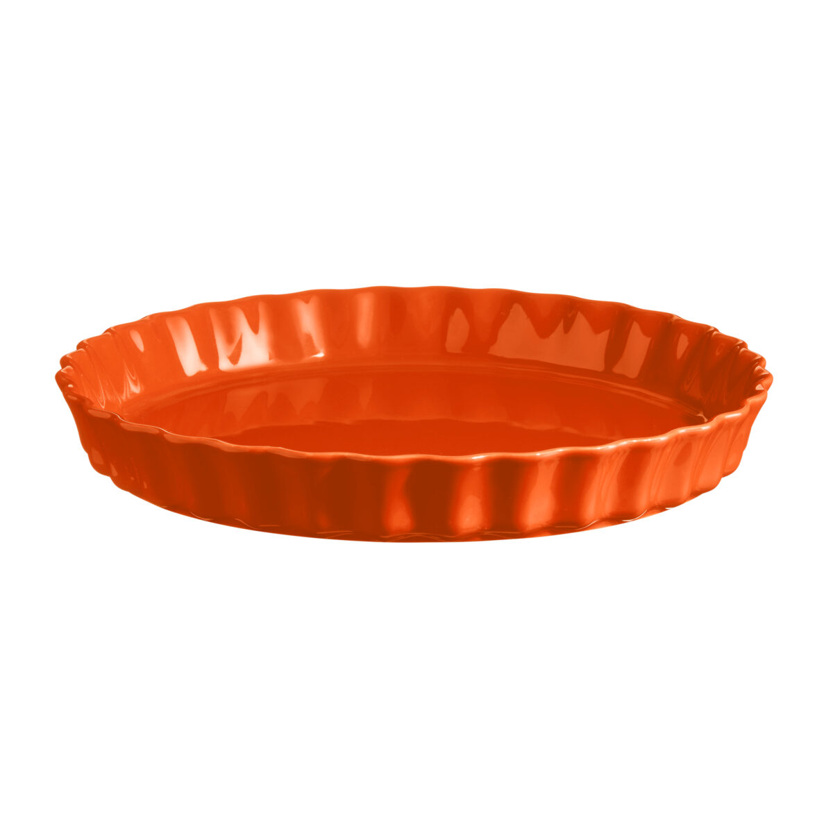 Керамична форма за тарт EMILE HENRY TART DISH - Ø 29,5 см, цвят оранжев