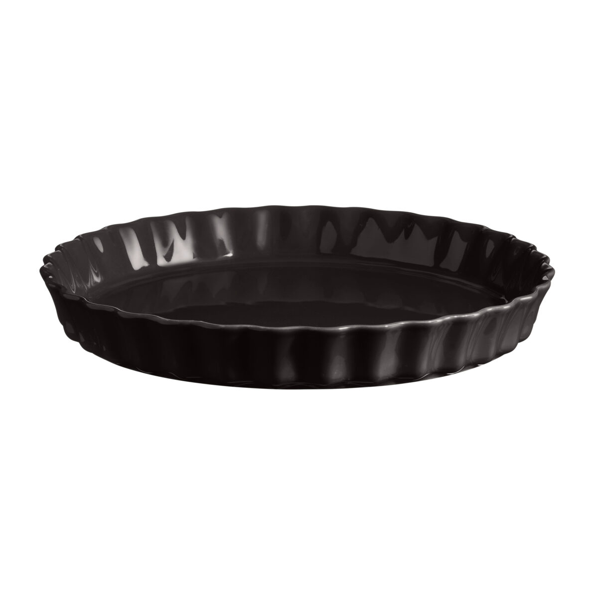 Керамична форма за тарт EMILE HENRY TART DISH - Ø 29,5 см, цвят черен