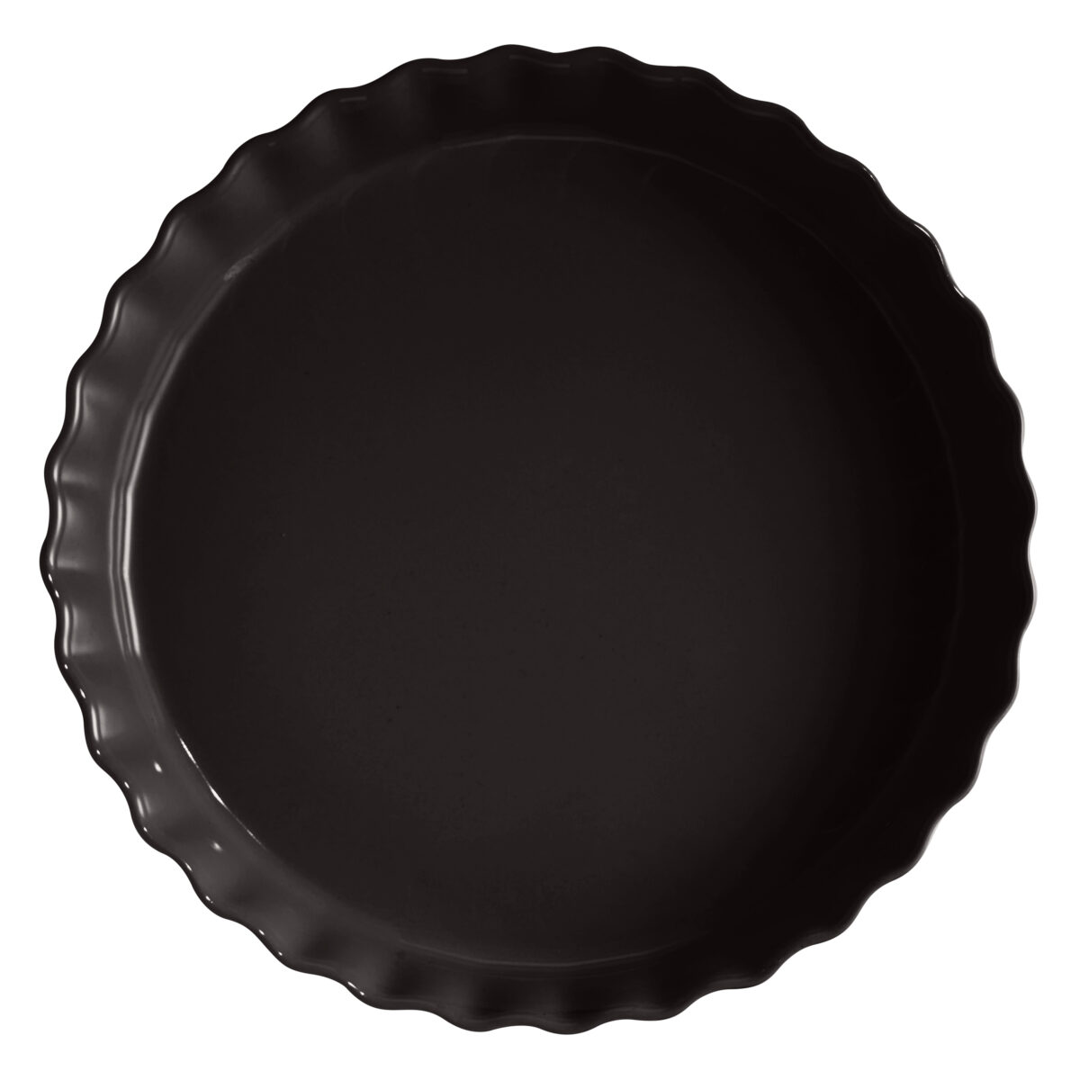Керамична форма за тарт EMILE HENRY DEEP TART DISH - Ø 32 см, цвят черен