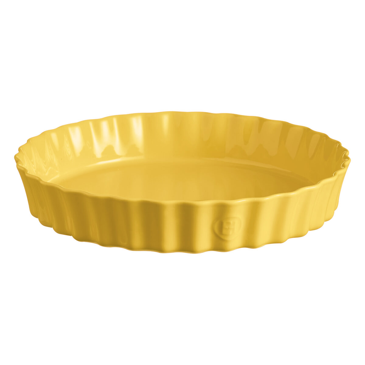 Керамична дълбока форма за печене EMILE HENRY - Ø 32 см, цвят жълт