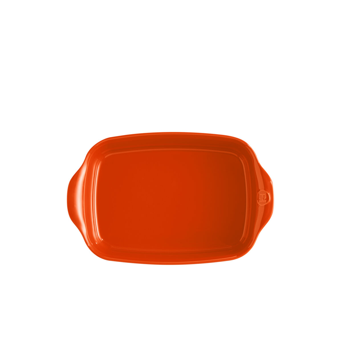 Керамична тава EMILE HENRY SMALL RECTANGULAR OVEN DISH - 30 х 19 см, цвят оранжев
