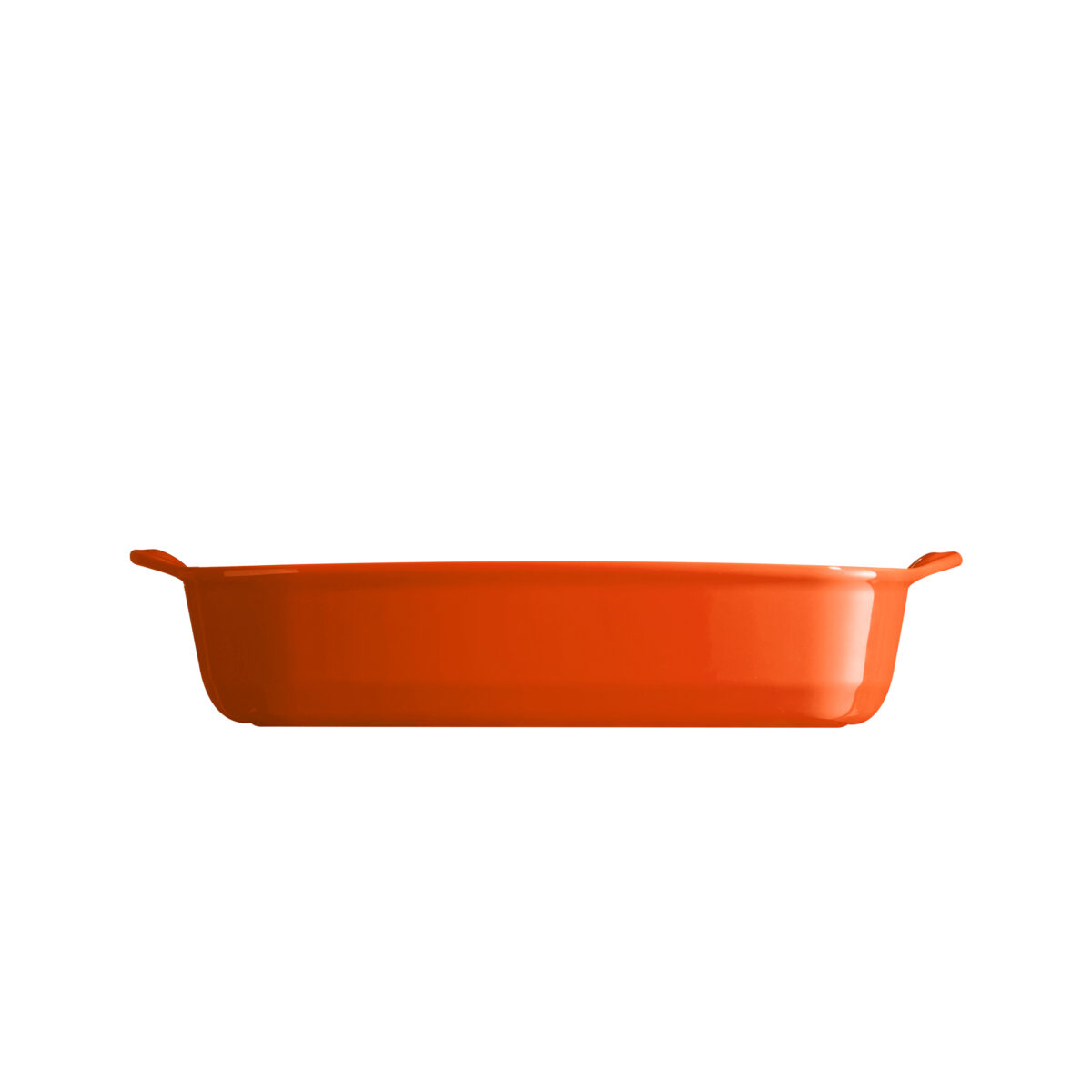 Керамична тава EMILE HENRY RECTANGULAR OVEN DISH - 36,5 х 23,5 см, цвят оранжев