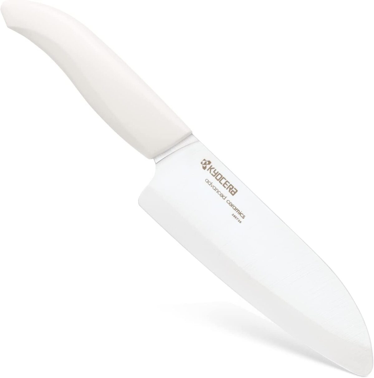 Комплект керамичен нож KYOCERA серия GEN и белачка - цвят бял