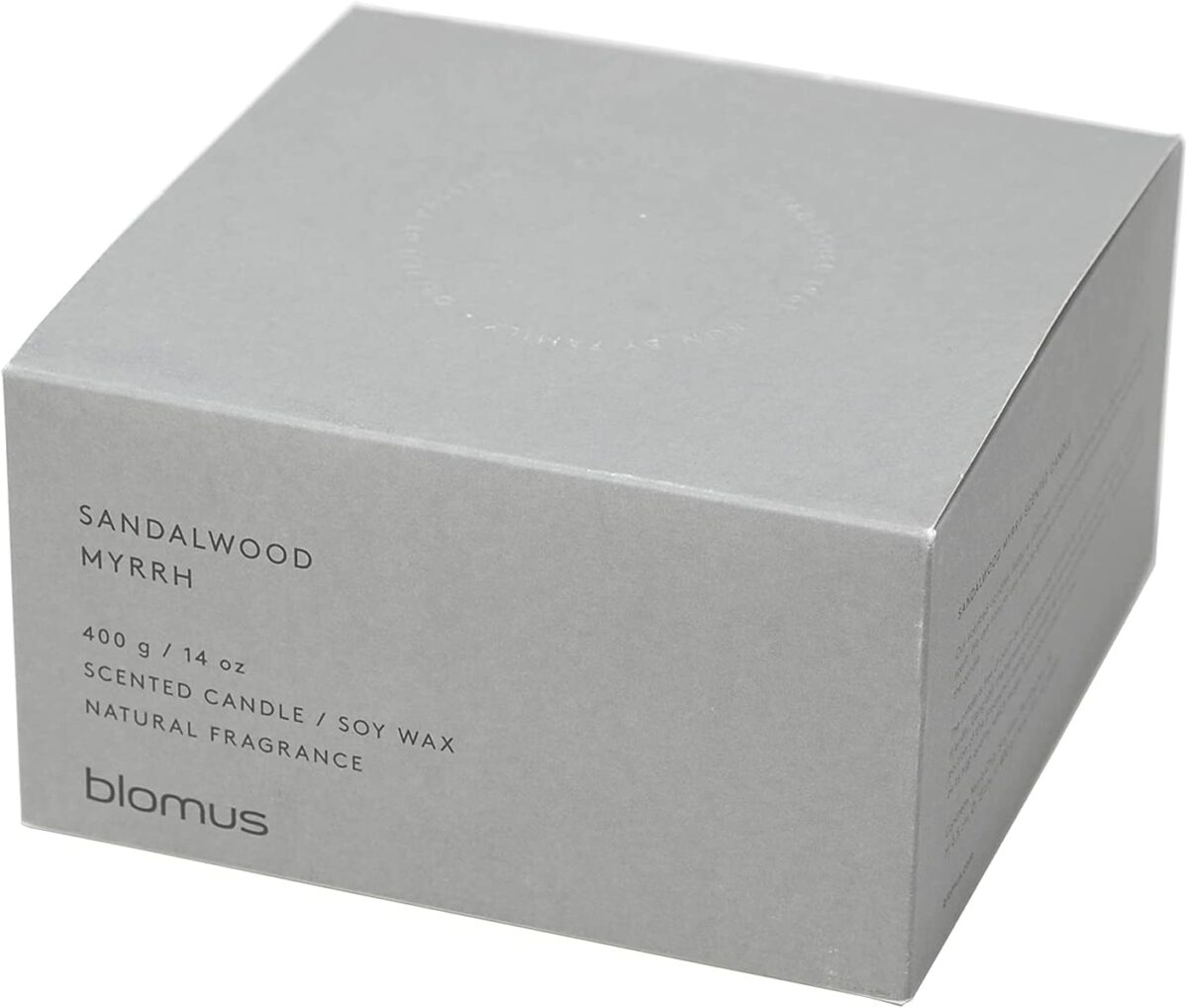 Ароматна свещ BLOMUS FRAGA - размер XL, аромат Sandalwood Myrrh, цвят Micro Chip