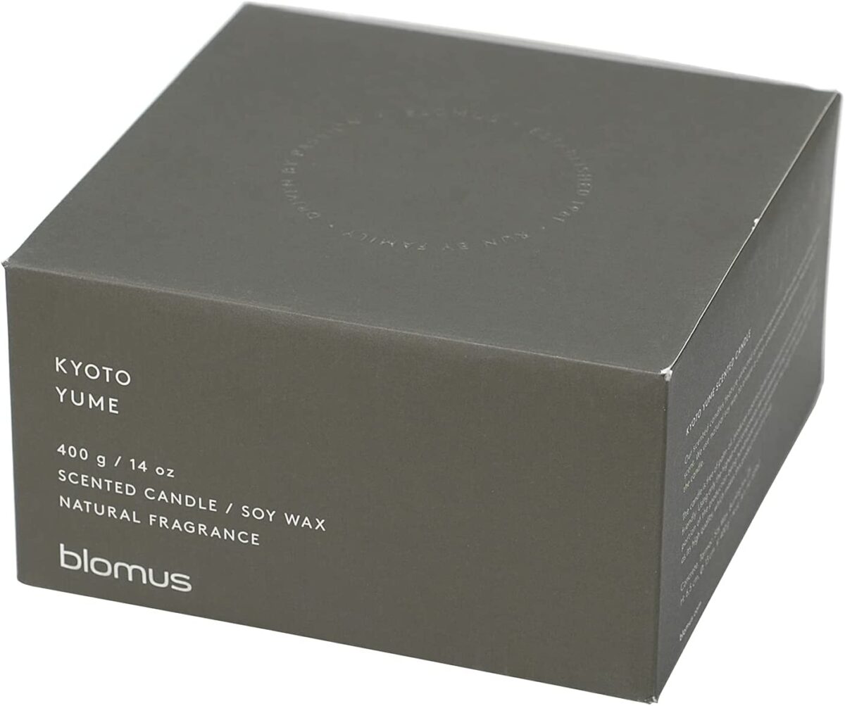 Ароматна свещ BLOMUS FRAGA размер XL - аромат Kyoto Yume, цвят Tarmac