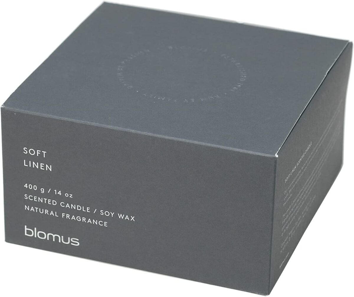 Ароматна свещ BLOMUS FRAGA размер XL - аромат Soft Linen, цвят Magnet