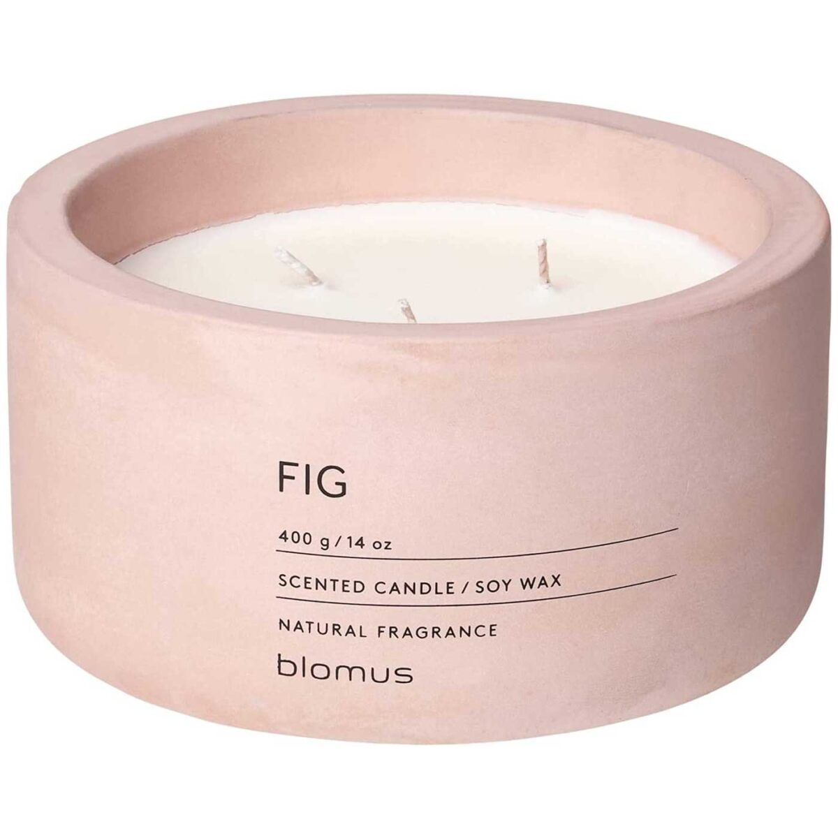 Ароматна свещ BLOMUS FRAGA - размер XL, аромат Fig, цвят Rose Dust