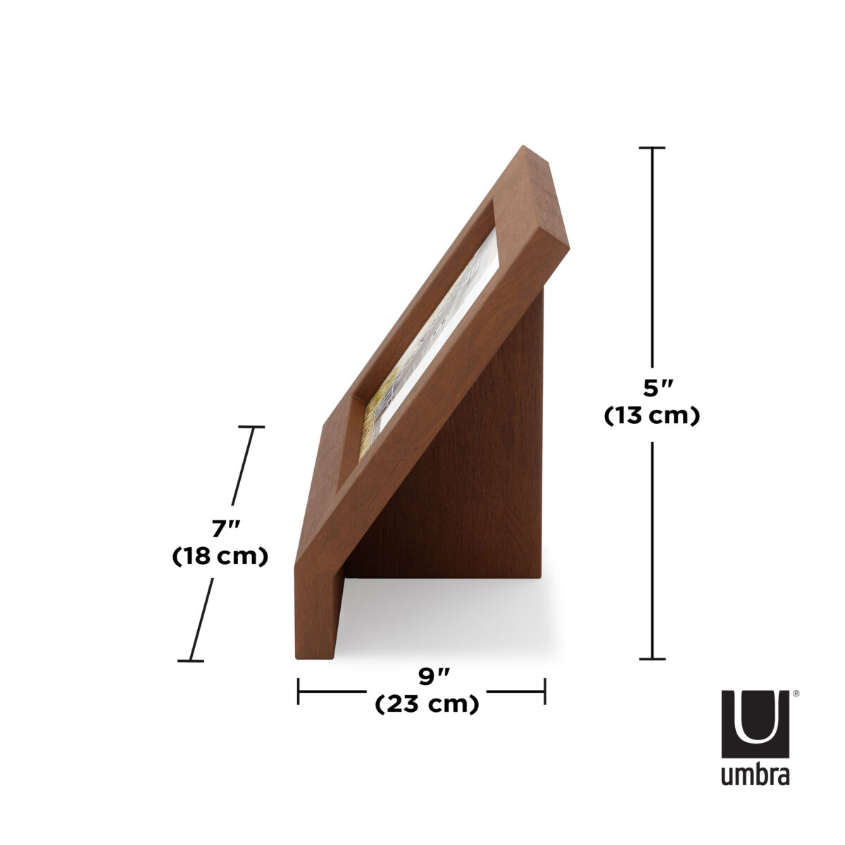 Рамка за снимки UMBRA PODIUM - цвят светъл орех, 10х15 см