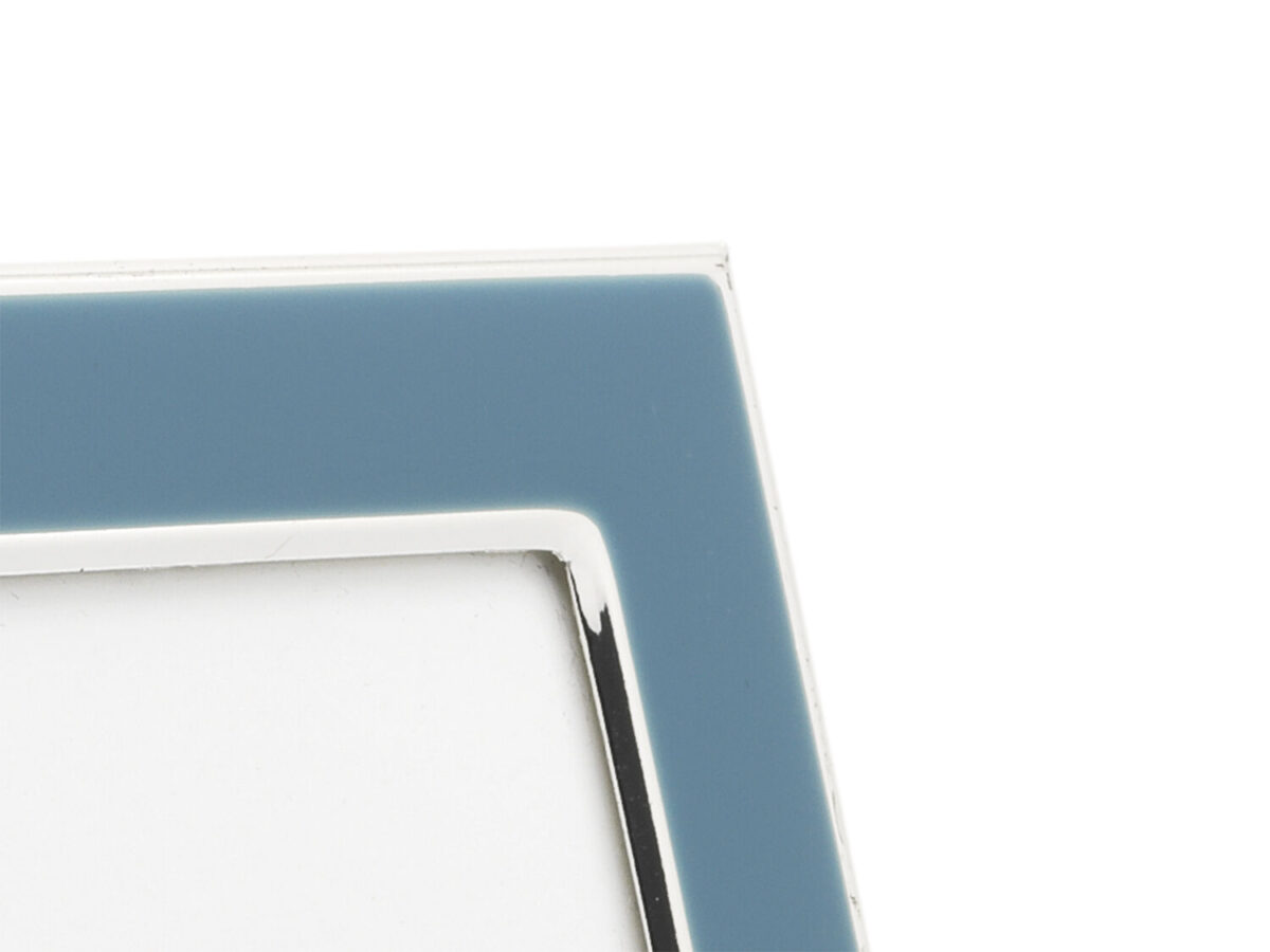 Рамка със сребърно покритие ZILVERSTAD Colore - 13 х 18 см, синя