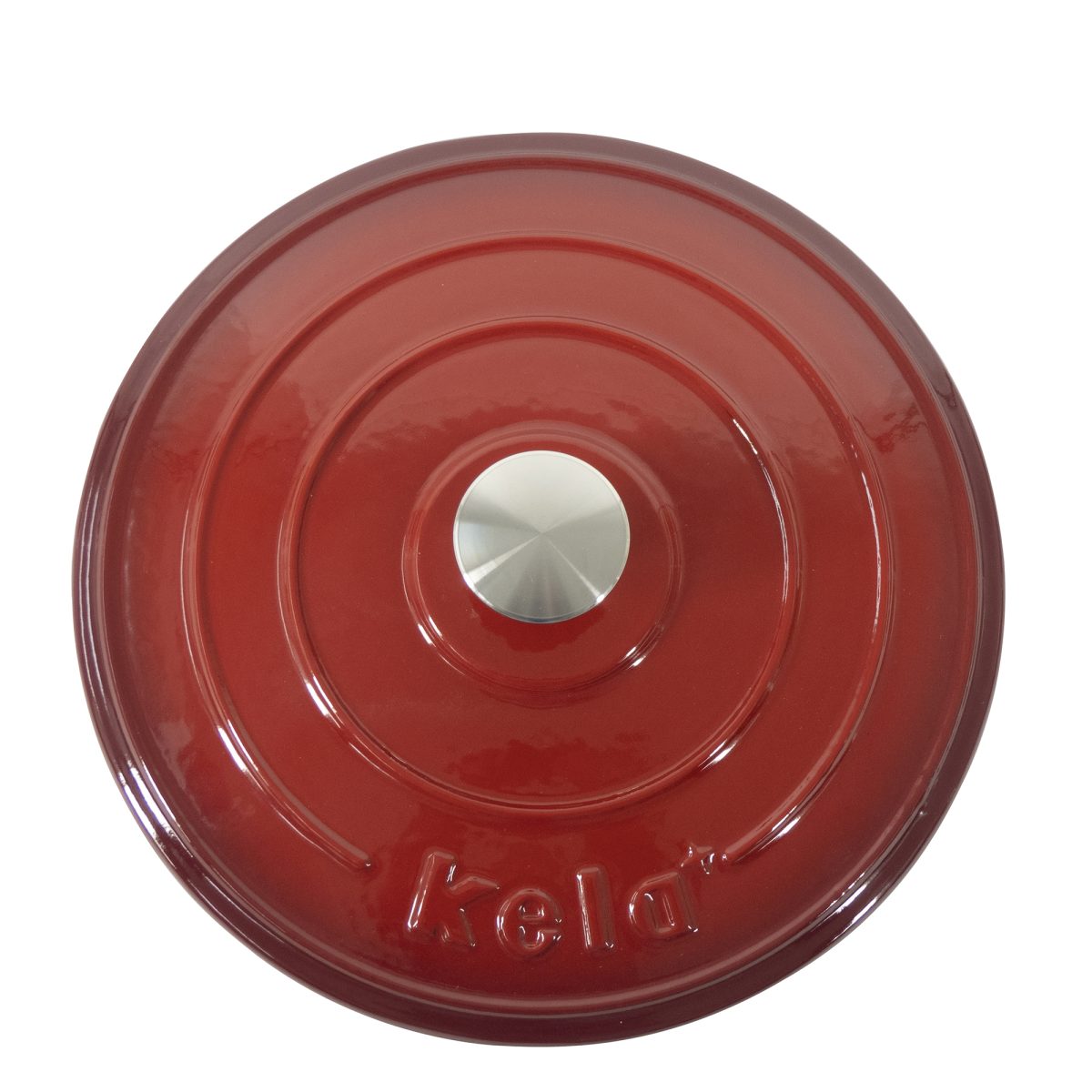 KELA Чугунена тенджера с капак “Calido“ - Ø 24 см. - червена