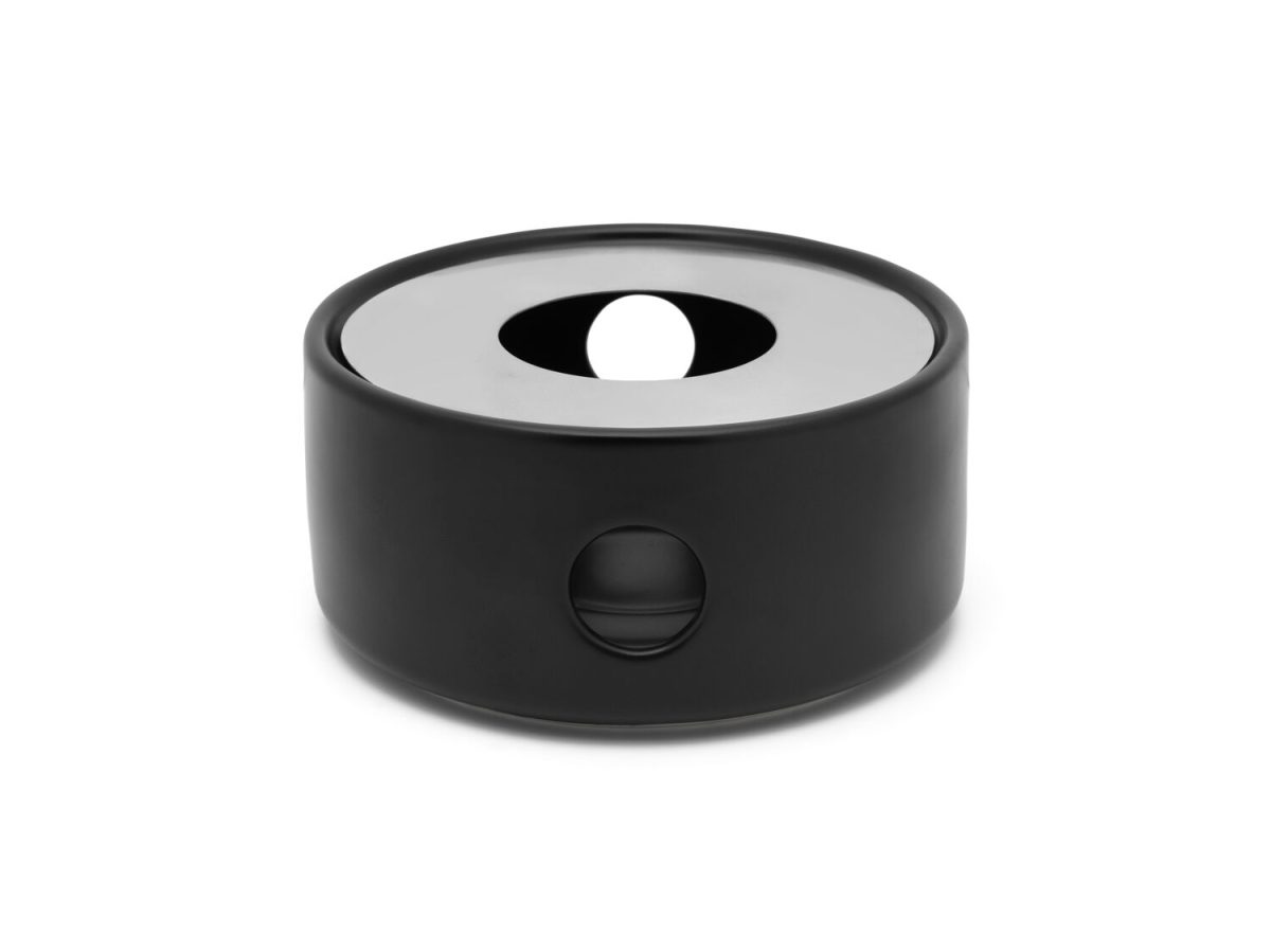 BREDEMEIJER Керамичен сет за чай с филтър и приставка за подгряване “Umea“ - черен - 1,2 л.