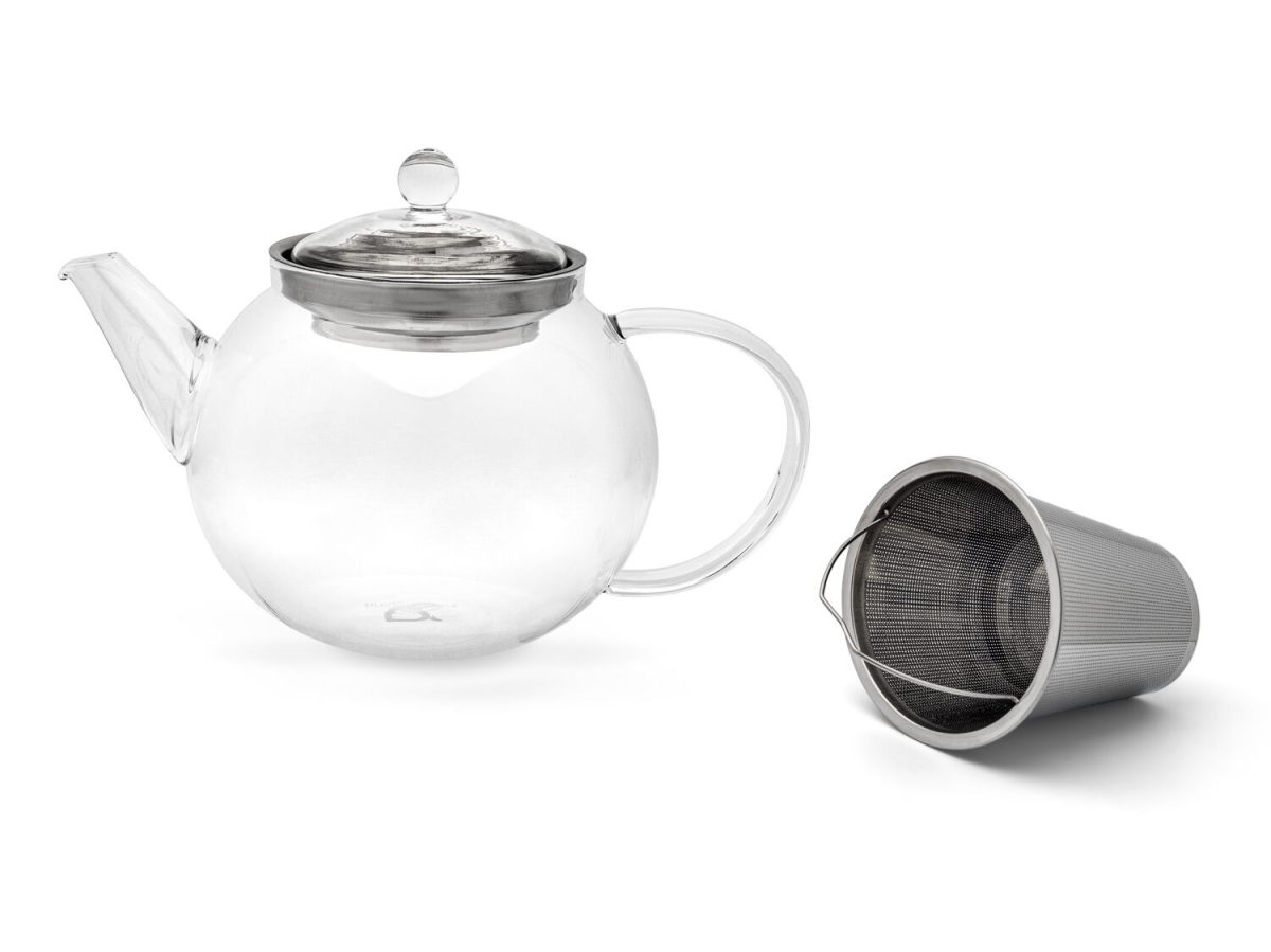 BREDEMEIJER Стъклен чайник със стоманен инфузер “Ravello“ - 1.2 л.