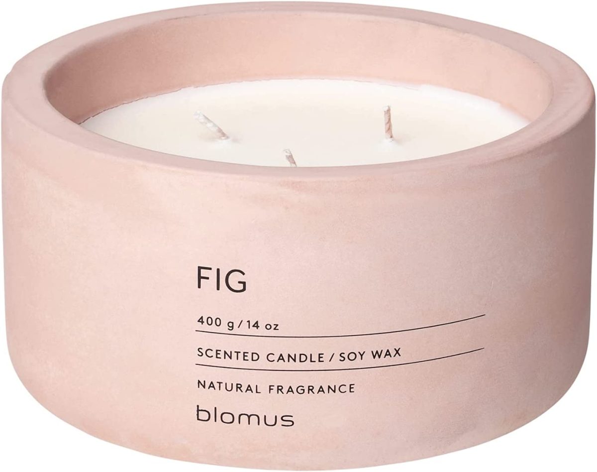 Ароматна свещ BLOMUS FRAGA - размер XL, аромат Fig, цвят Rose Dust