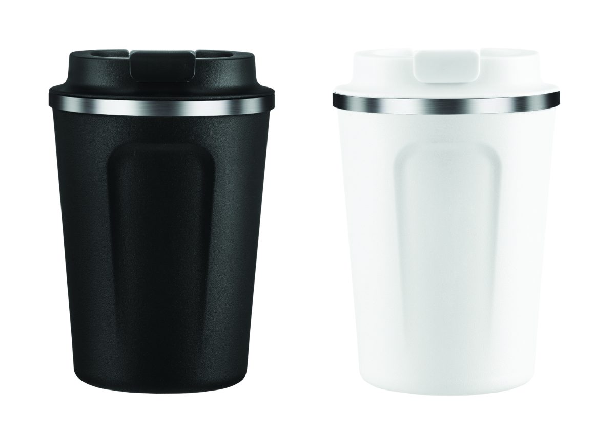 ASOBU Термо чаша с вакуумна изолация “CAFE COMPACT“ - 380 мл - цвят бял