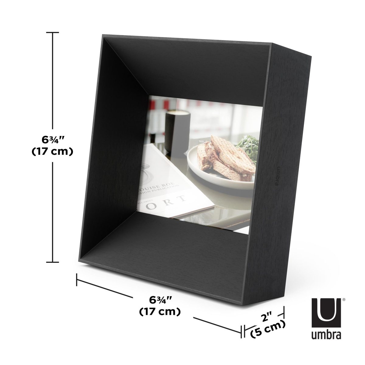 Рамка за снимки UMBRA LOOKOUT - 10 х 15 см, цвят черен