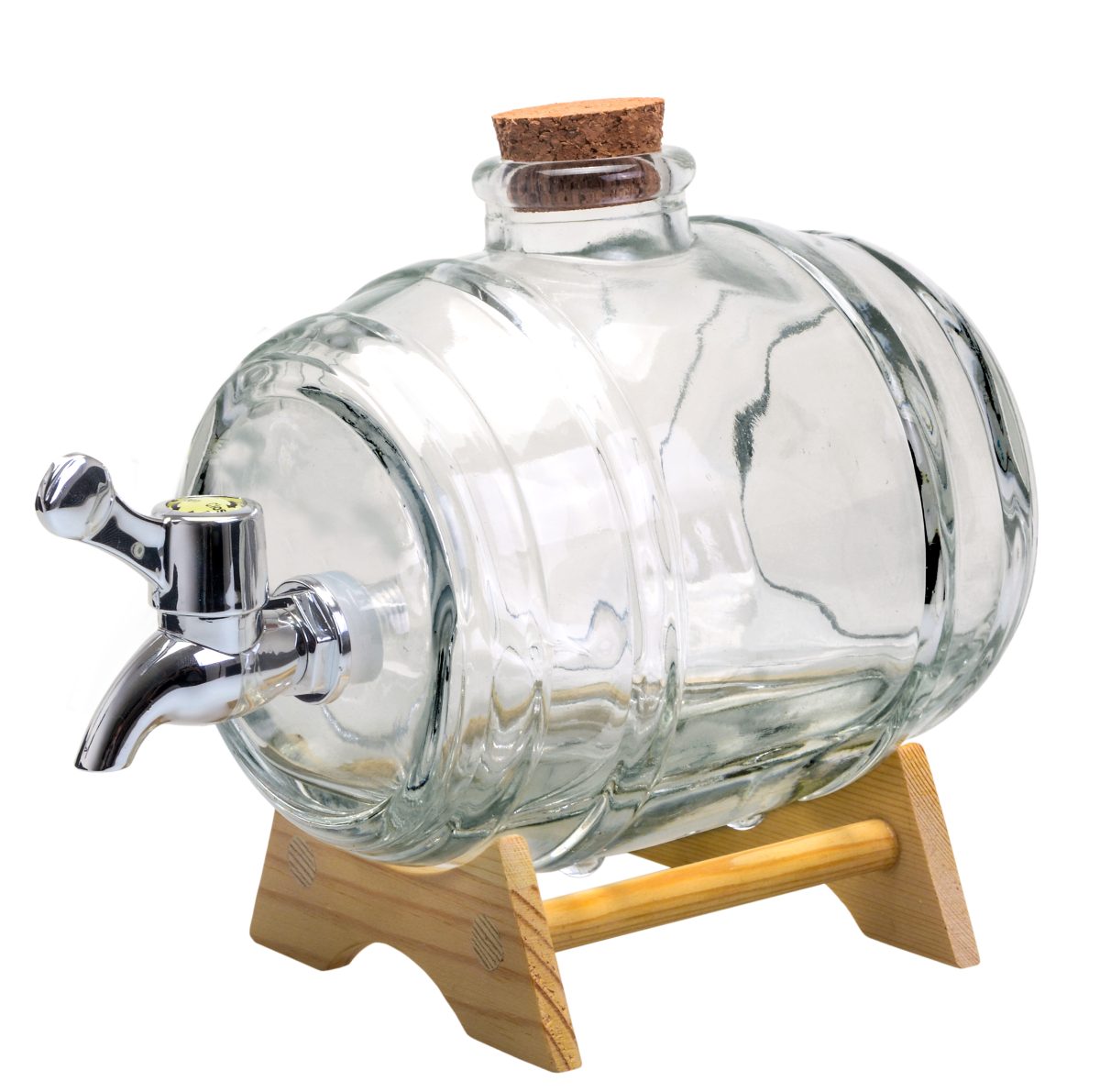 Стъклен диспенсер за алкохол буре Vin Bouquet - 1 л