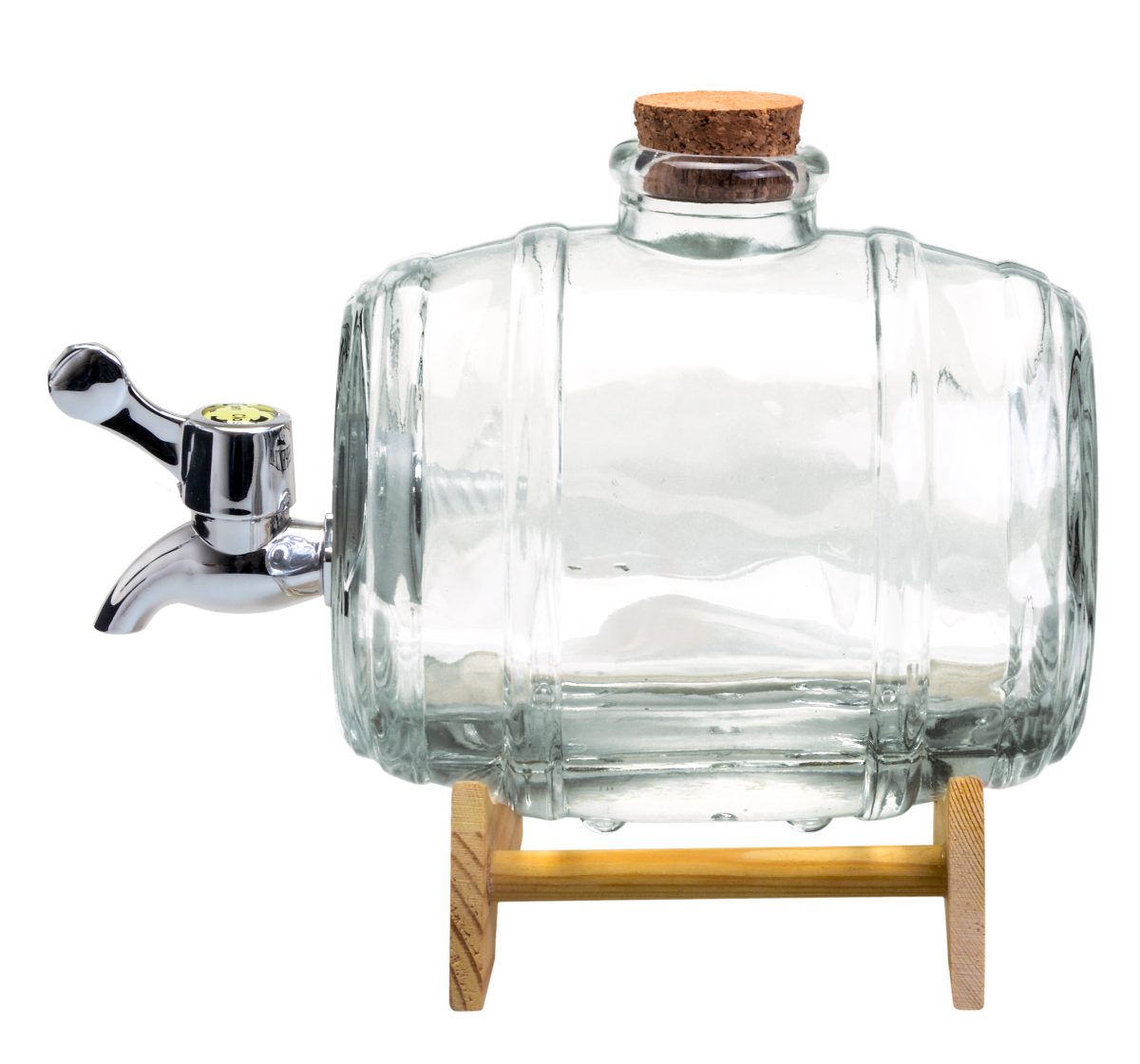 Стъклен диспенсер за алкохол буре Vin Bouquet - 1 л