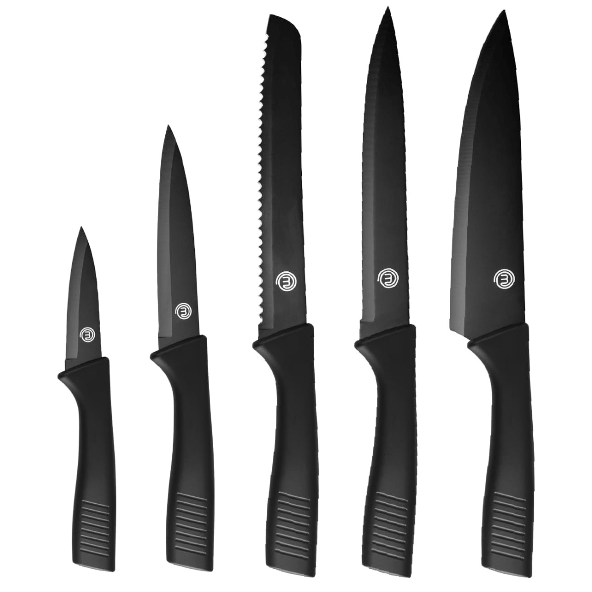 Комплект ножове черно острие MasterChef - 5 ч