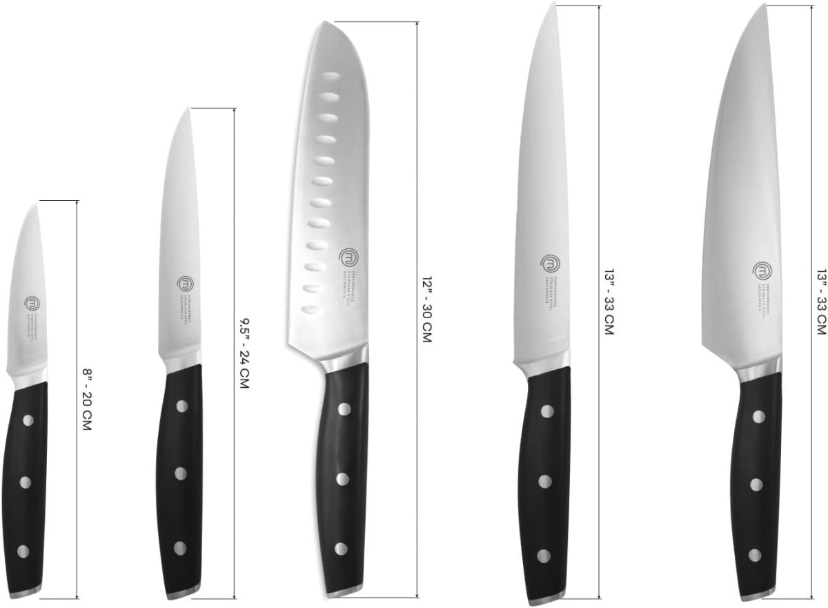 Комплект ножове в калъф MasterChef Performance - 5 ч