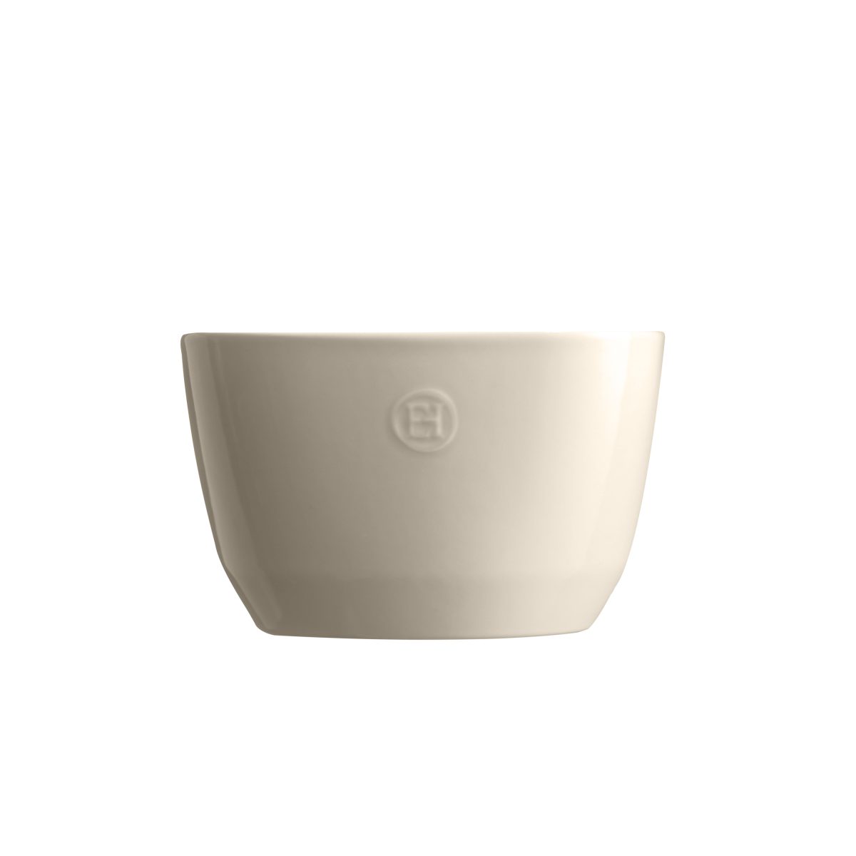 EMILE HENRY Квадратна керамична купа за салата - размер S - 2 л. - екрю