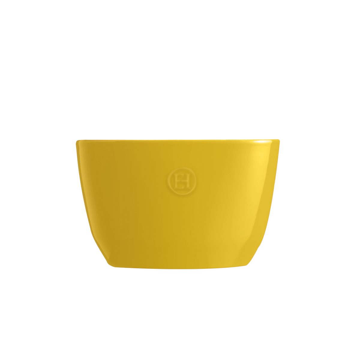 EMILE HENRY Квадратна керамична купа за салата - размер S - 2 л. - жълта